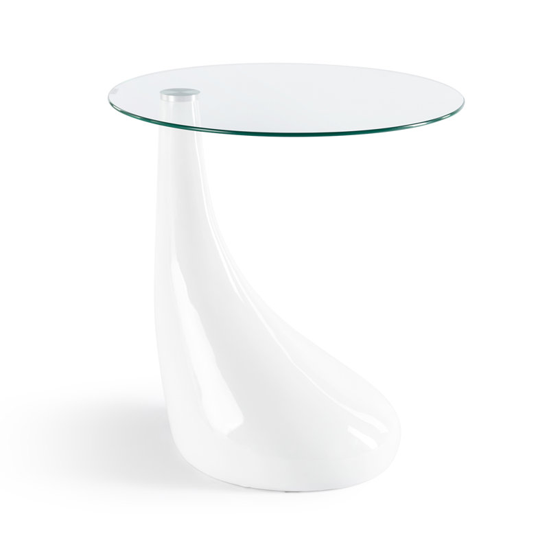 Wrought Studio Artidiello Glass C Table End Table & Reviews Wayfair